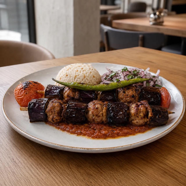 Eggplant kebap