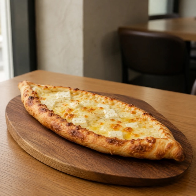 Three cheese pide